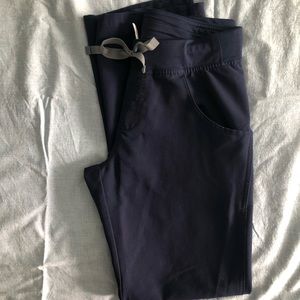 Navy Figs Scrubs Kade Cargo Pants